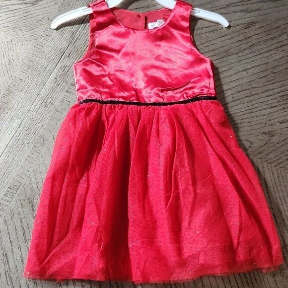 Red Christmas dress size 5 Nannette kids - Picture 9 of 9